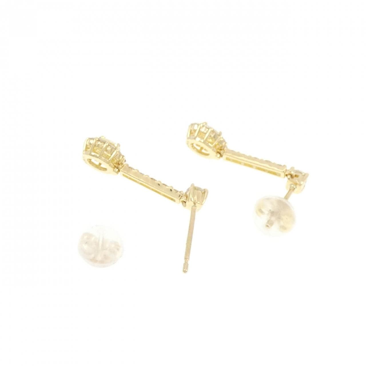 [新品] K18YG钻石耳环 0.60CT