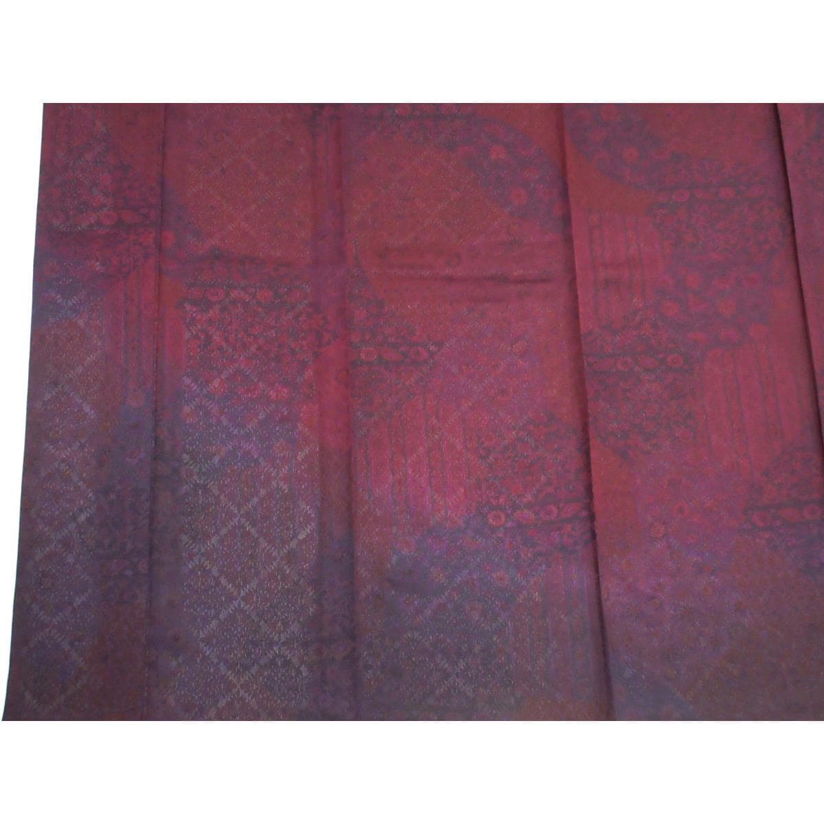 【新品】単衣　紋紗織訪問着　友禅加工ボカシ染