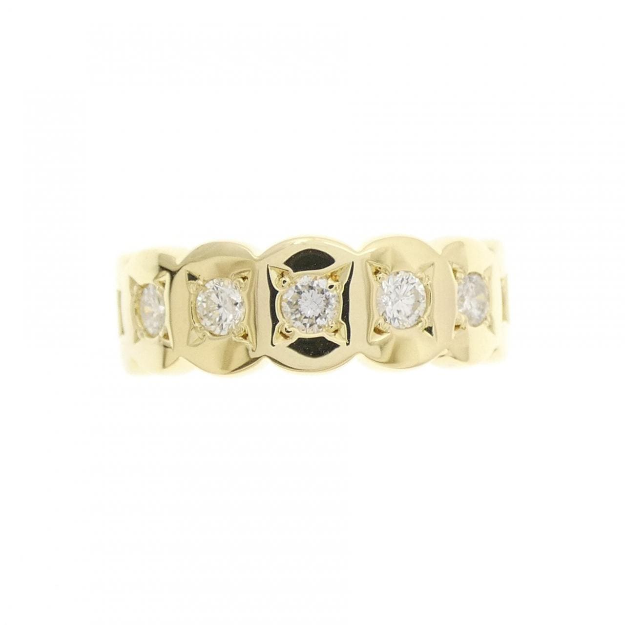 K18YG ダイヤモンド リング 0.35CT