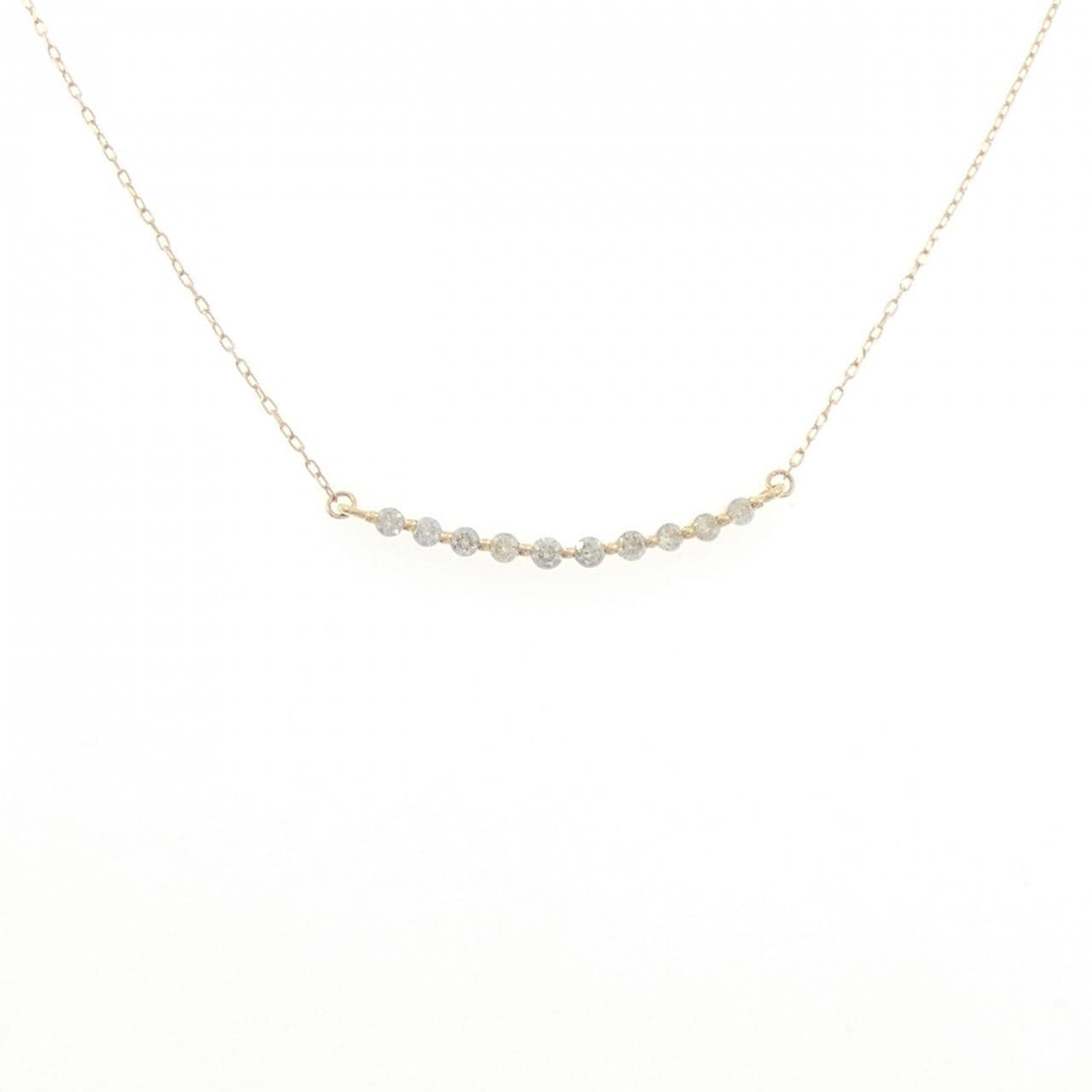 K18YG ダイヤモンド ネックレス 0.30CT