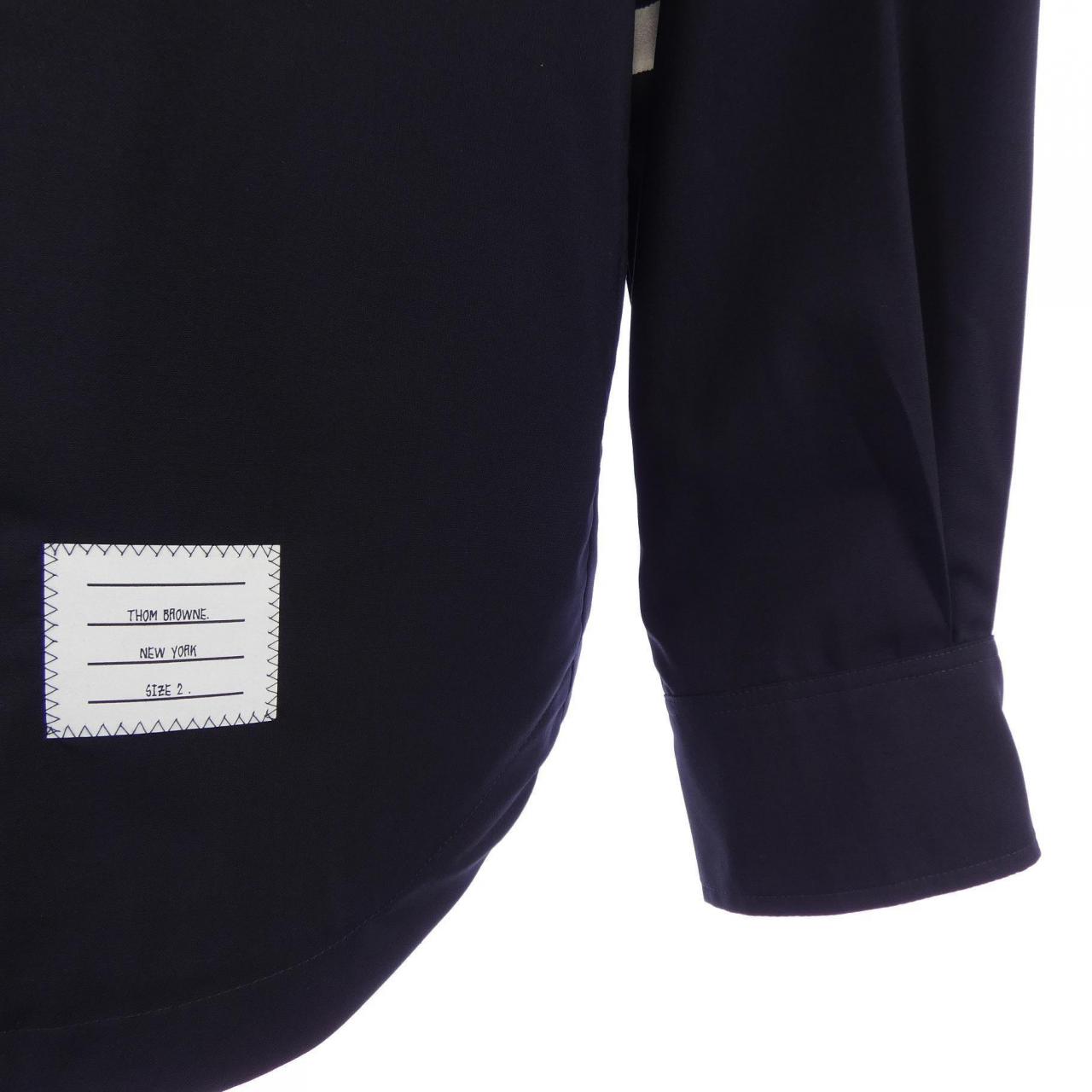 トムブラウン THOM BROWNE 平織り 4-BAR シャツ ジャケット MJO055A ジャケット