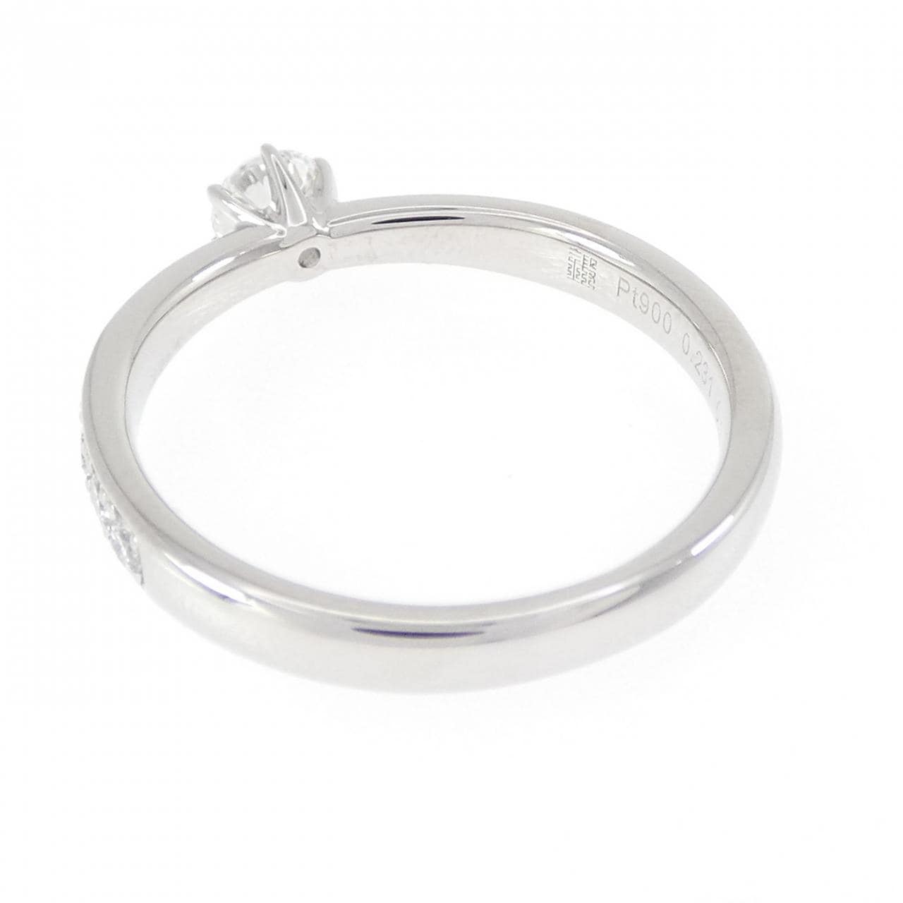 PT900 ダイヤモンド リング 0.231CT E VVS2 3EXT H&C