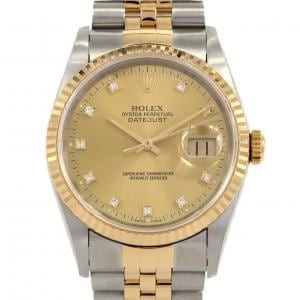 ロレックス デイトジャスト 16233G. SSxYG 自動巻 X番