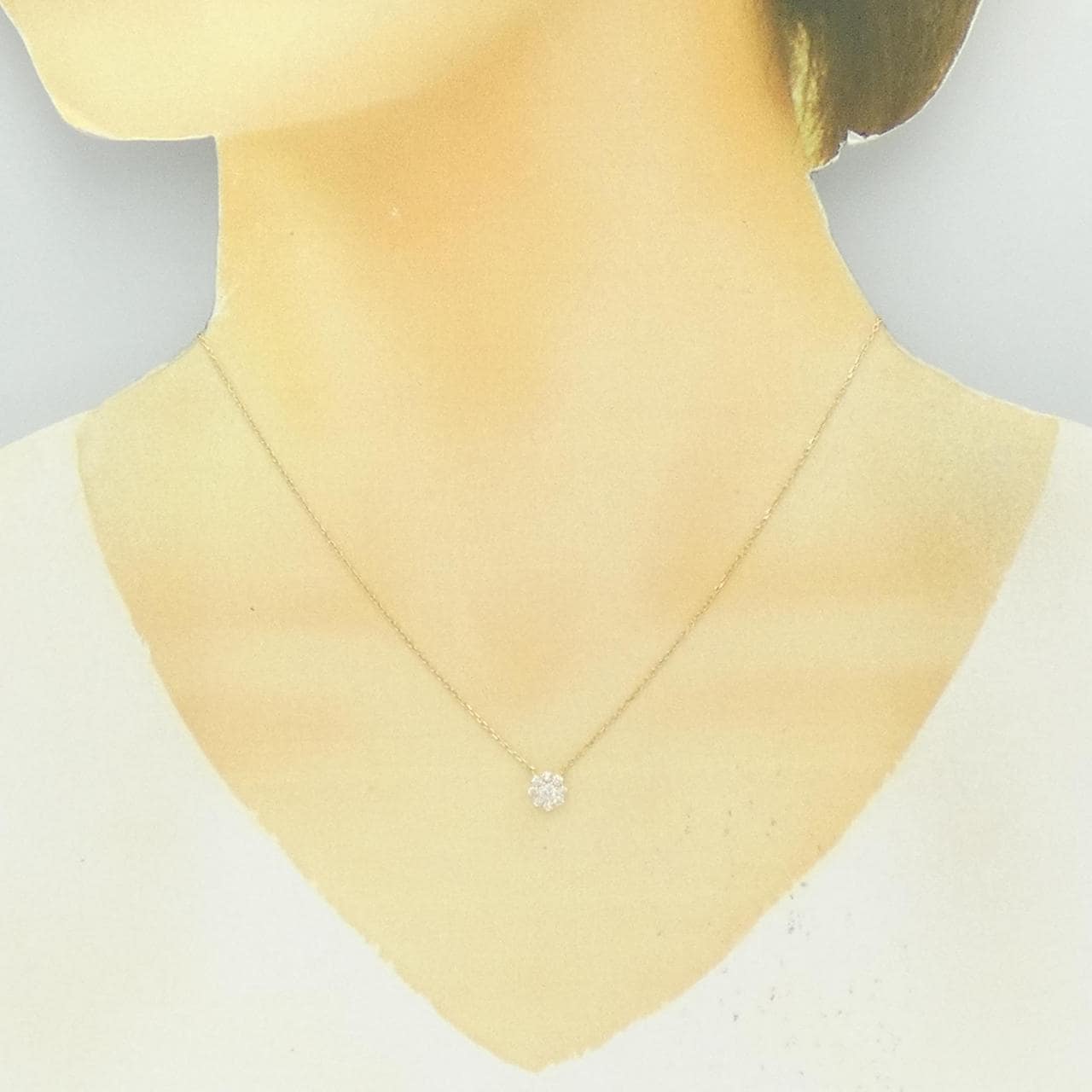 ヴァンドーム ダイヤモンド ネックレス 0.25CT