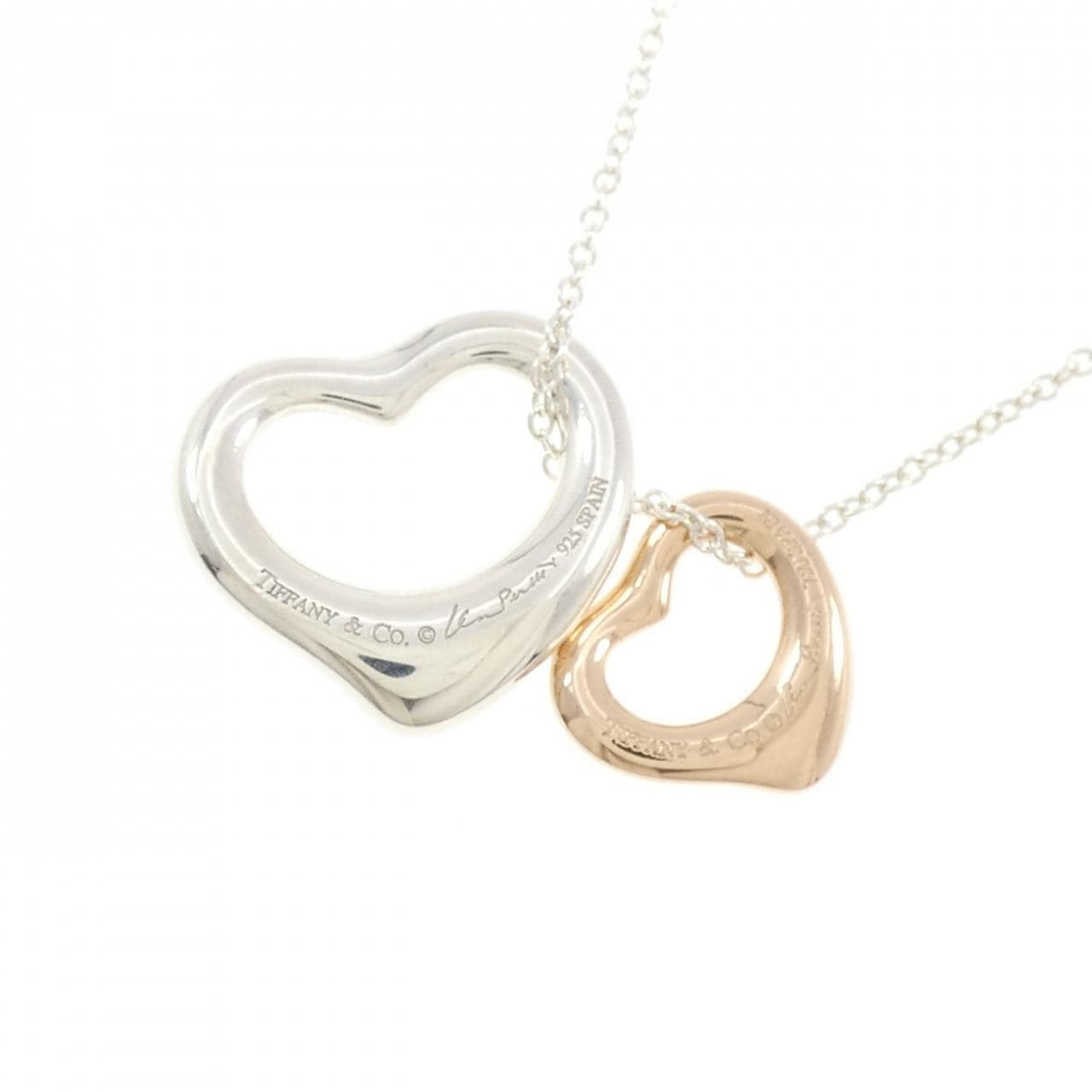 ティファニー オープンハート ネックレス