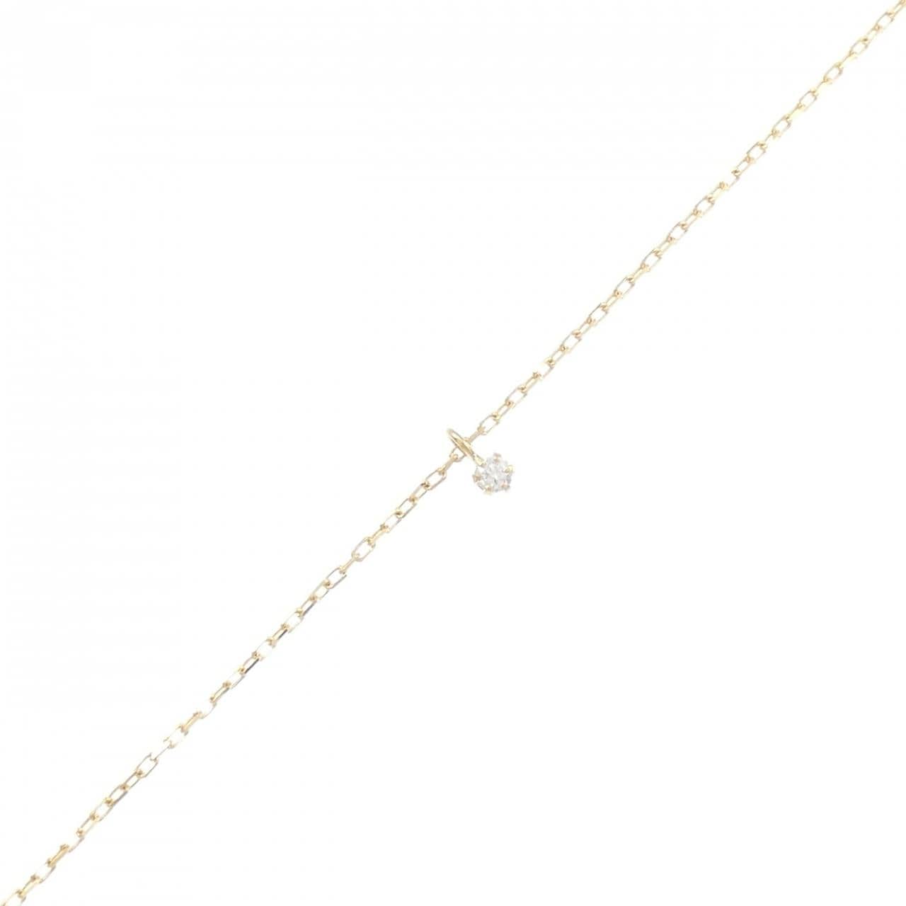 K18YG ダイヤモンド ブレスレット 0.03CT