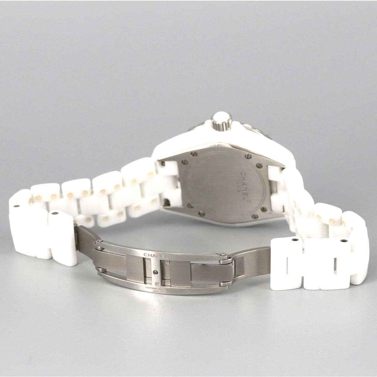 【ノーメンテナンス還元価格】シャネル J12 33mmセラミック･12P H1628 セラミック クォーツ