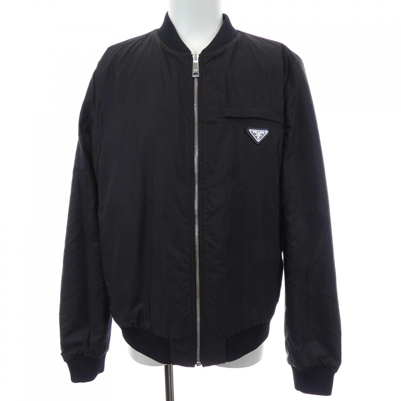 プラダ PRADA トライアングルロゴ UPW280 SOOO 038 レザージャケット