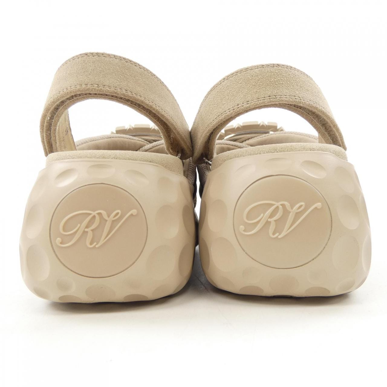 ロジェヴィヴィエ ROGER VIVIER ヴィヴランライトストラスバックル サンダル