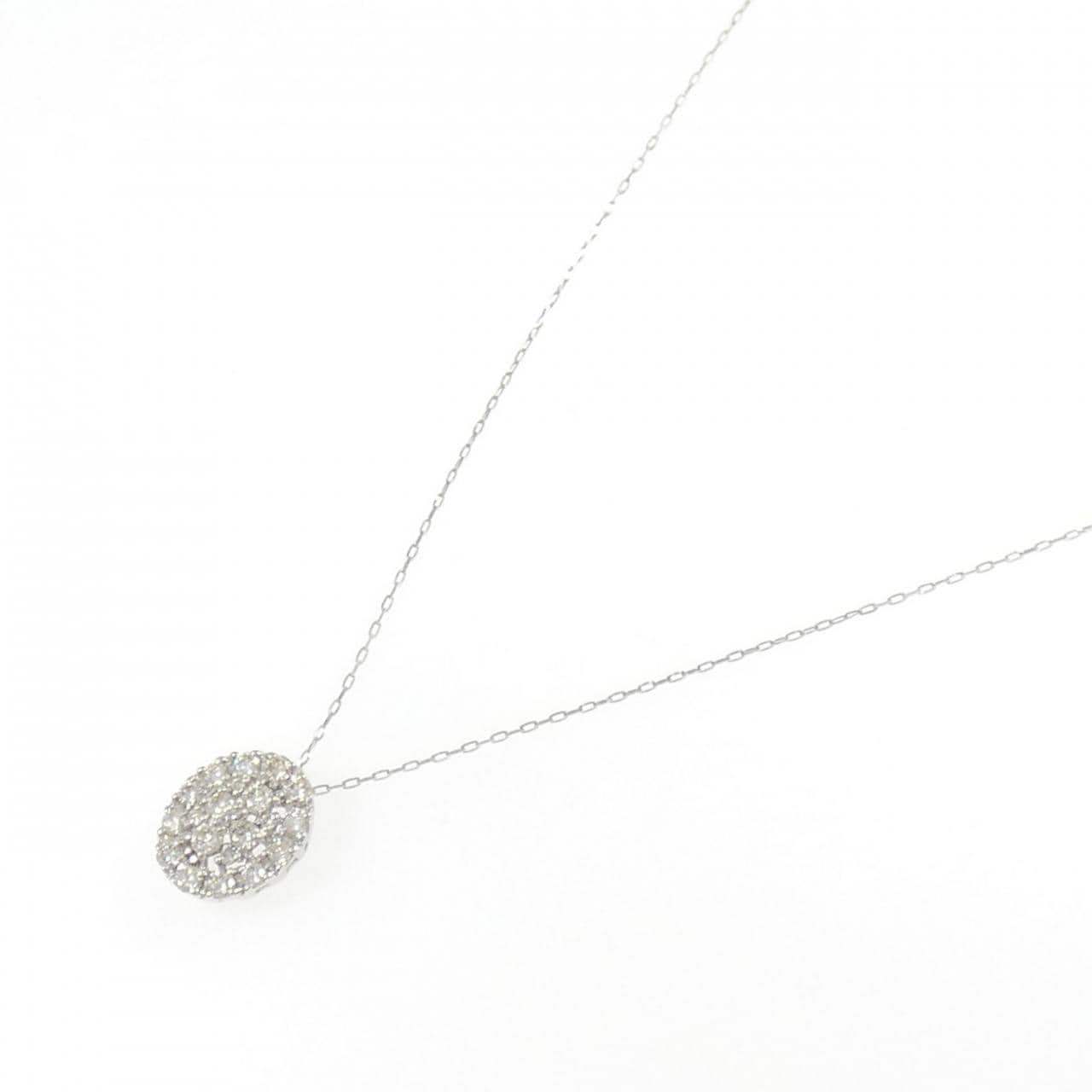 PT950/PT850 ダイヤモンド ネックレス 0.40CT
