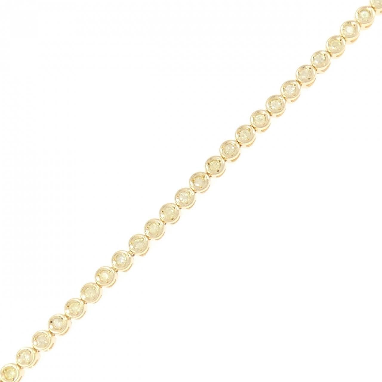 K18YG ダイヤモンド ブレスレット 1.39CT