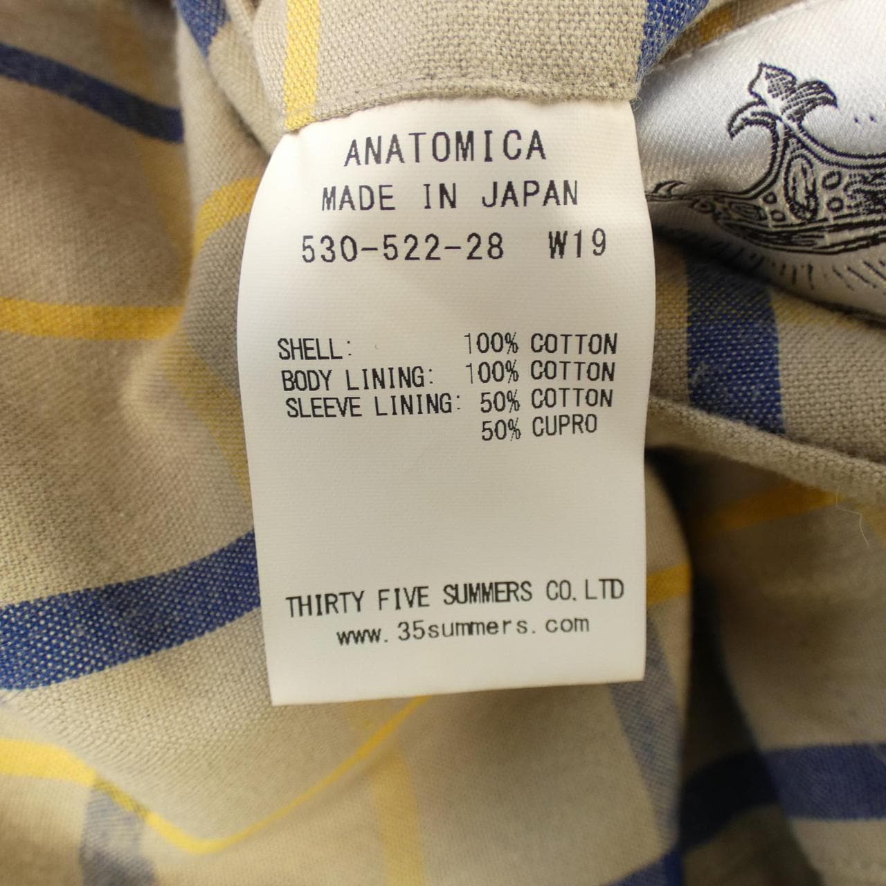 アナトミカ ANATOMICA コート