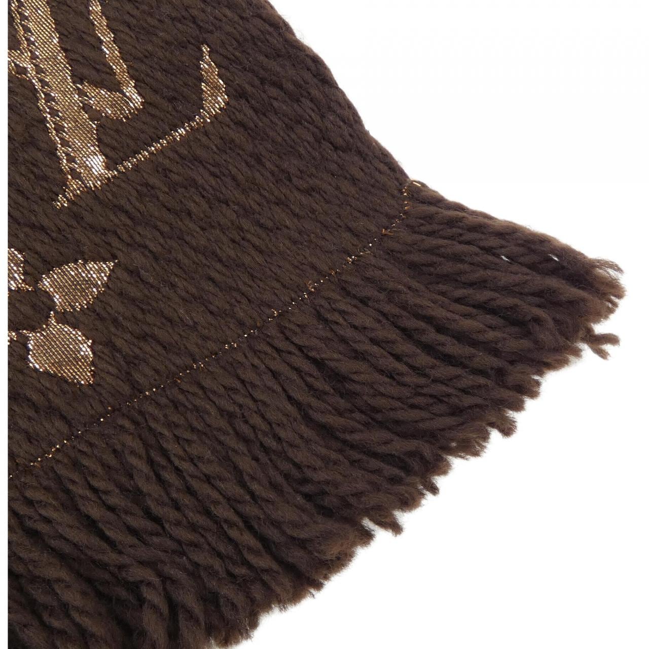 ルイヴィトン LOUIS VUITTON エシャルプ ロゴマニア シャイン M71383 MUFFLER