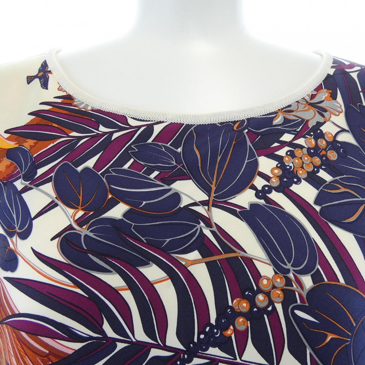 エルメス HERMES FLAMINGO PARTY ツイルレーヌ. トップス