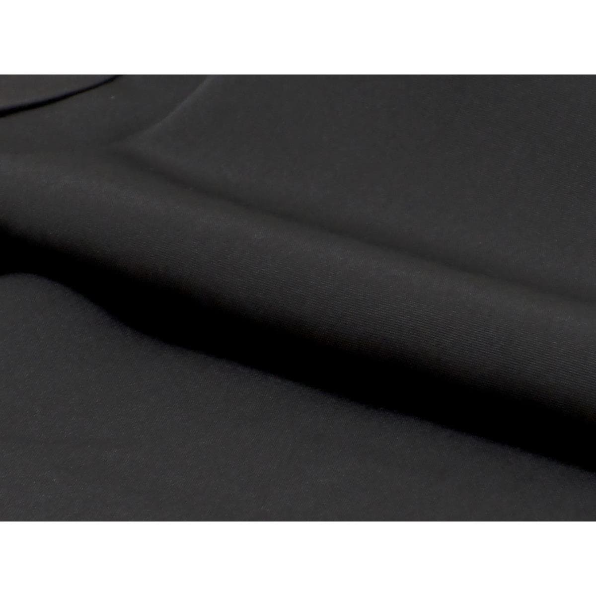 男物　黒羽二重　丸に六ッ槌車　きもの・羽織２点セット