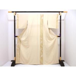 【未使用品】訪問着　友禅金彩加工　刺繍入り