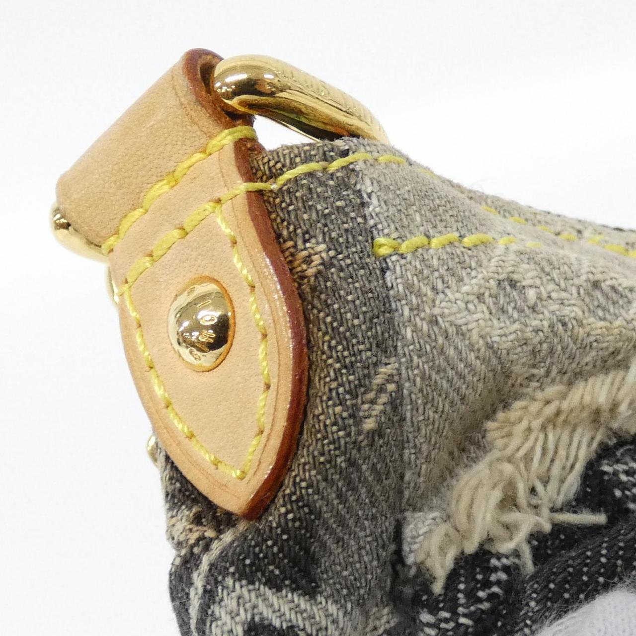 ルイヴィトン モノグラム デニム パッチワーク パウチィ M95383 ショルダーバッグ