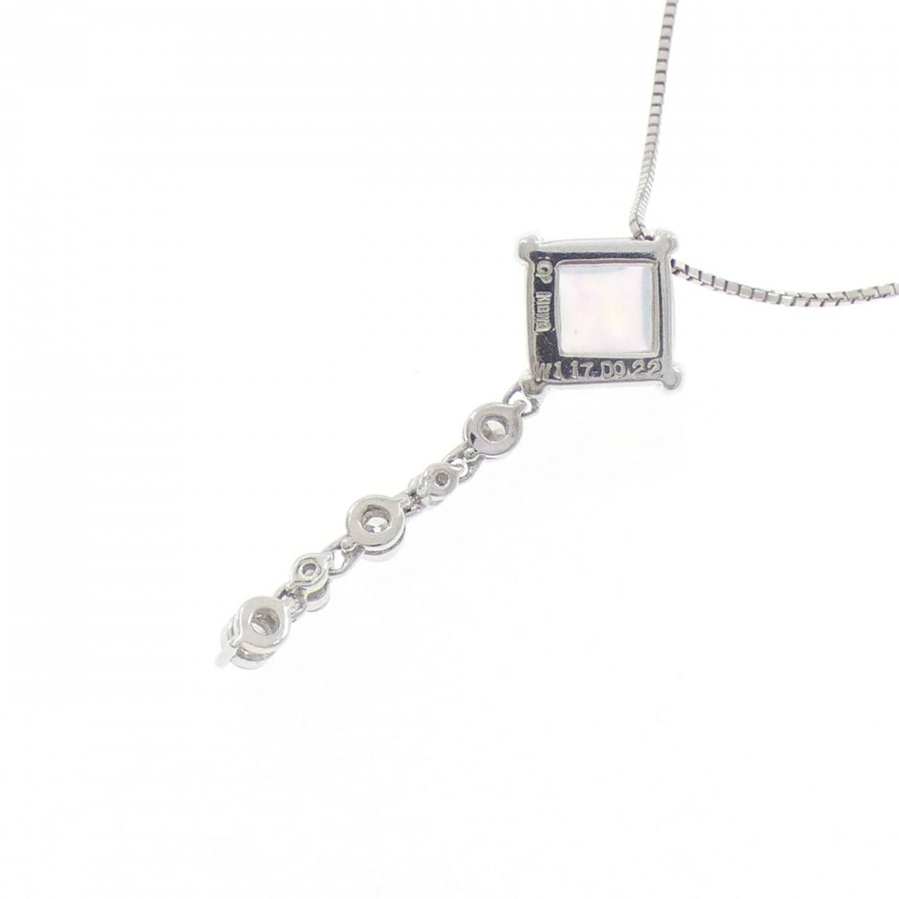 クレサンベール 合成オパール ネックレス 1.17CT