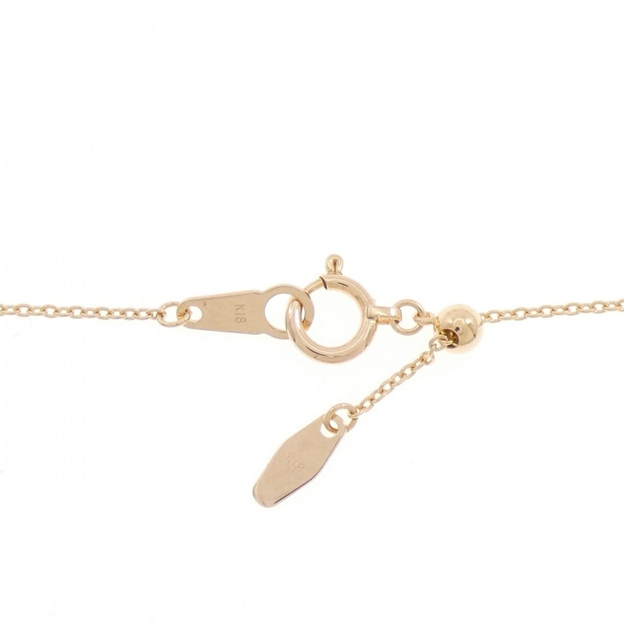 K18PG ハート アメジスト ネックレス 4.40CT