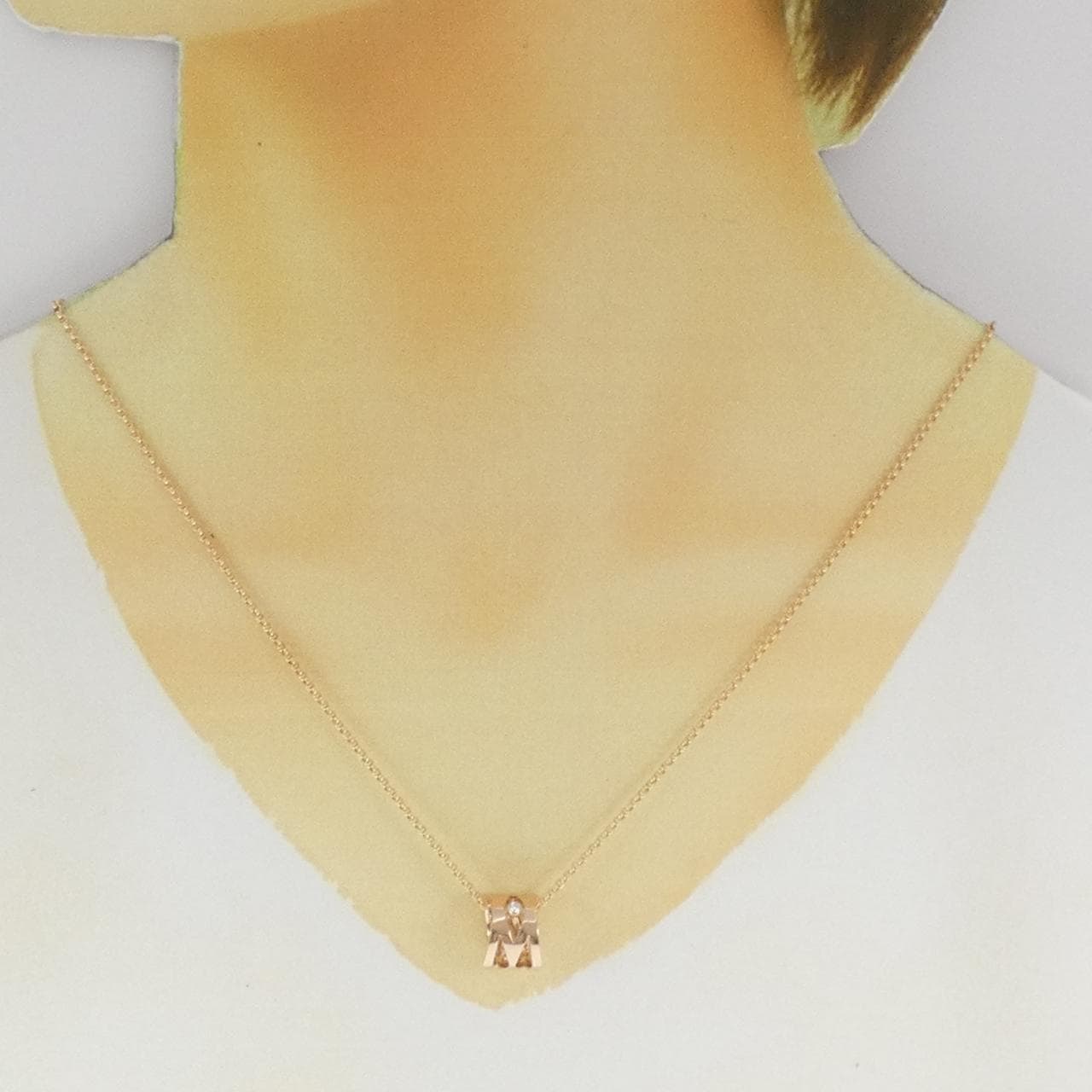 ミキモト エム シグネチャー ネックレス 0.05CT