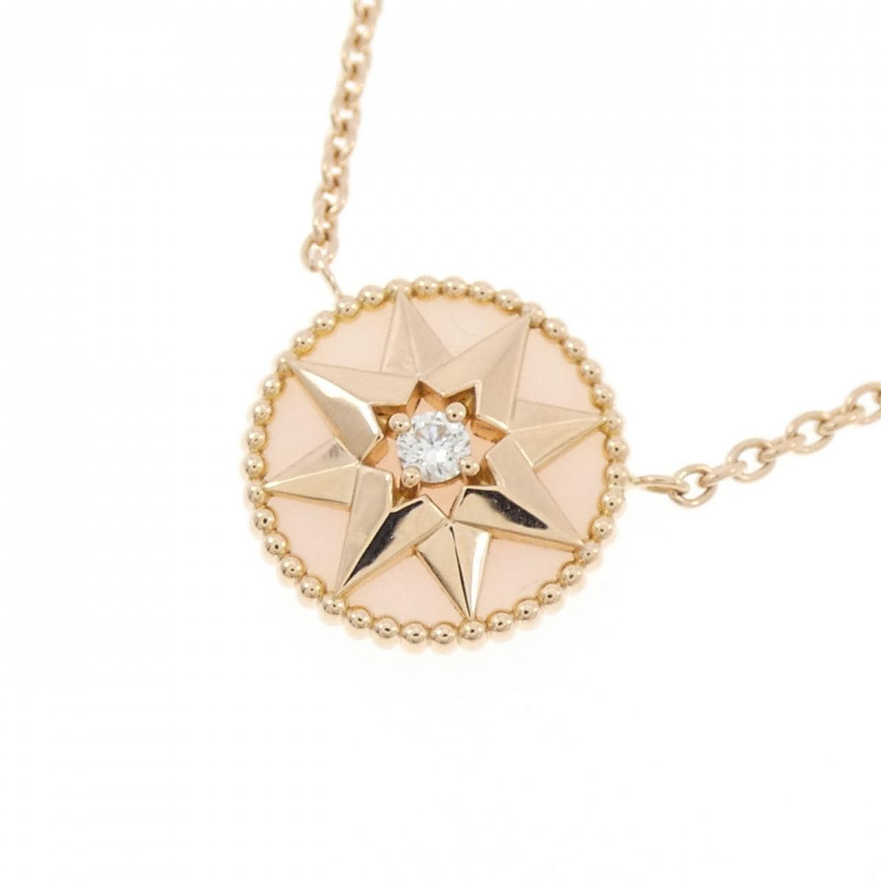 クリスチャンディオール ローズ デ ヴァン ネックレス