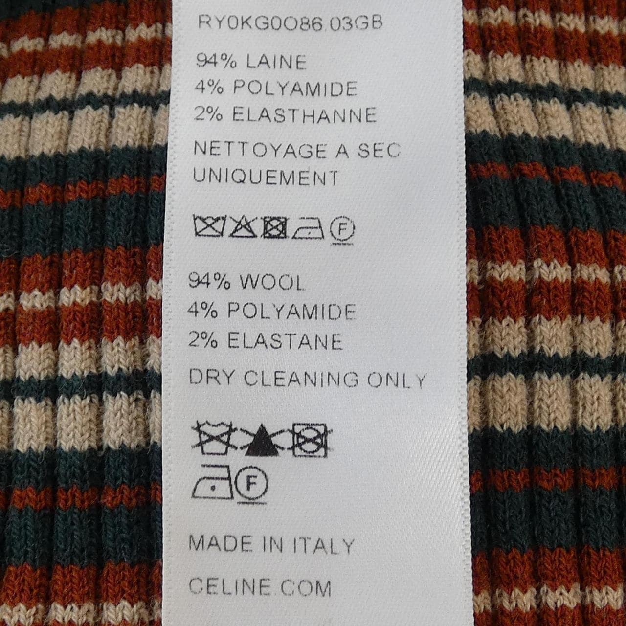 セリーヌ CELINE RY0KG0O86 トップス