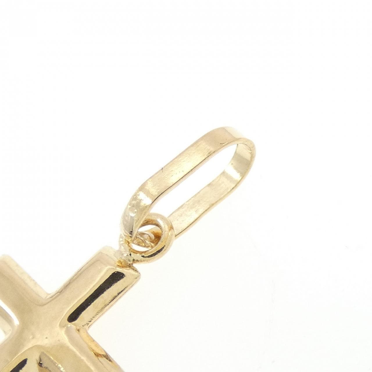 K18YG クロス ペンダント