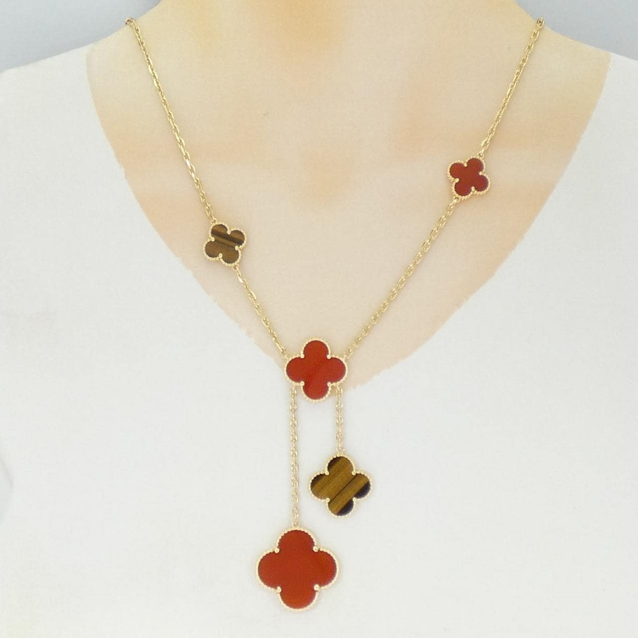 ヴァンクリーフ&アーペル マジックアルハンブラ 6モチーフ ネックレス