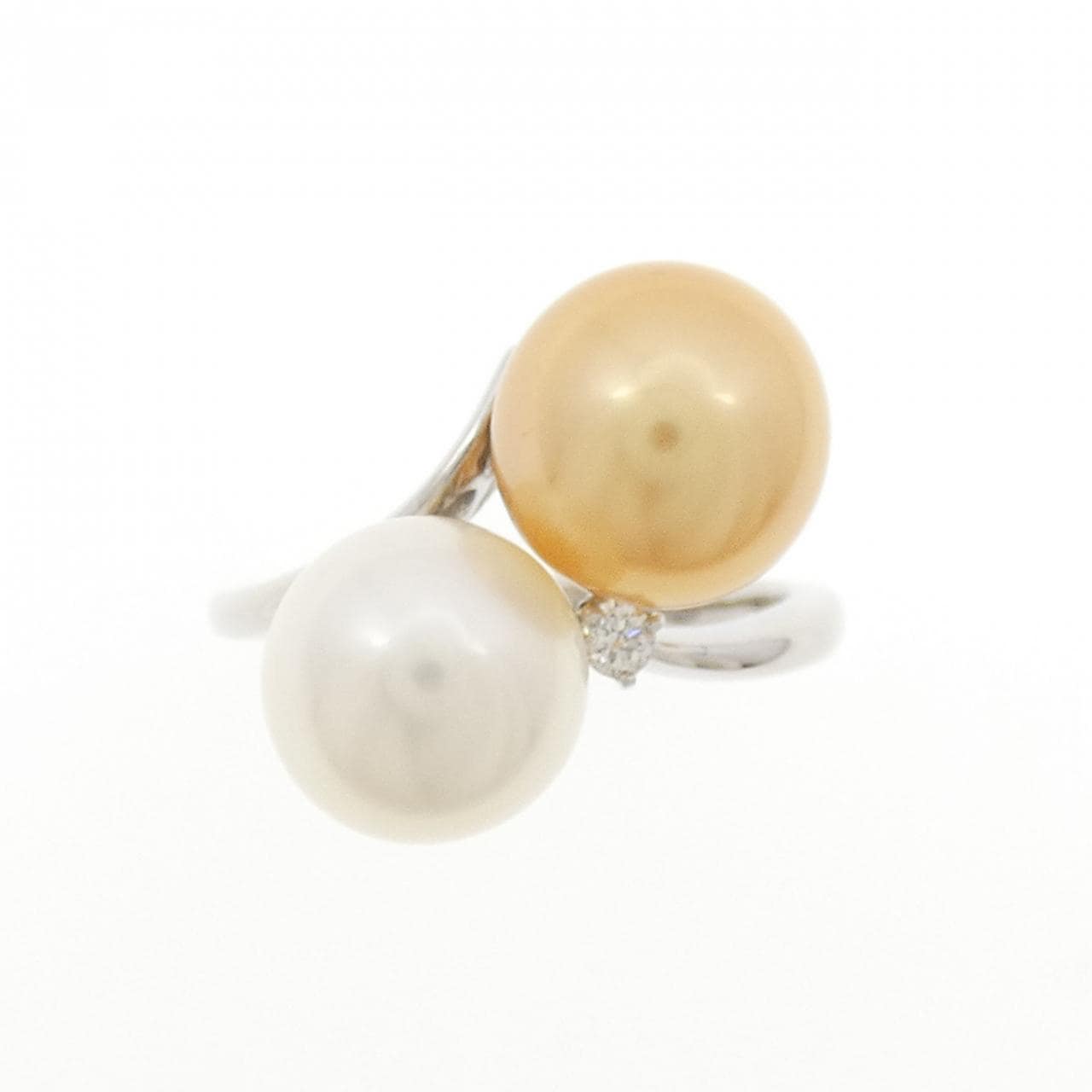 PT900 白蝶パール リング