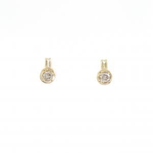 K18YG ダイヤモンド ピアス 0.16CT
