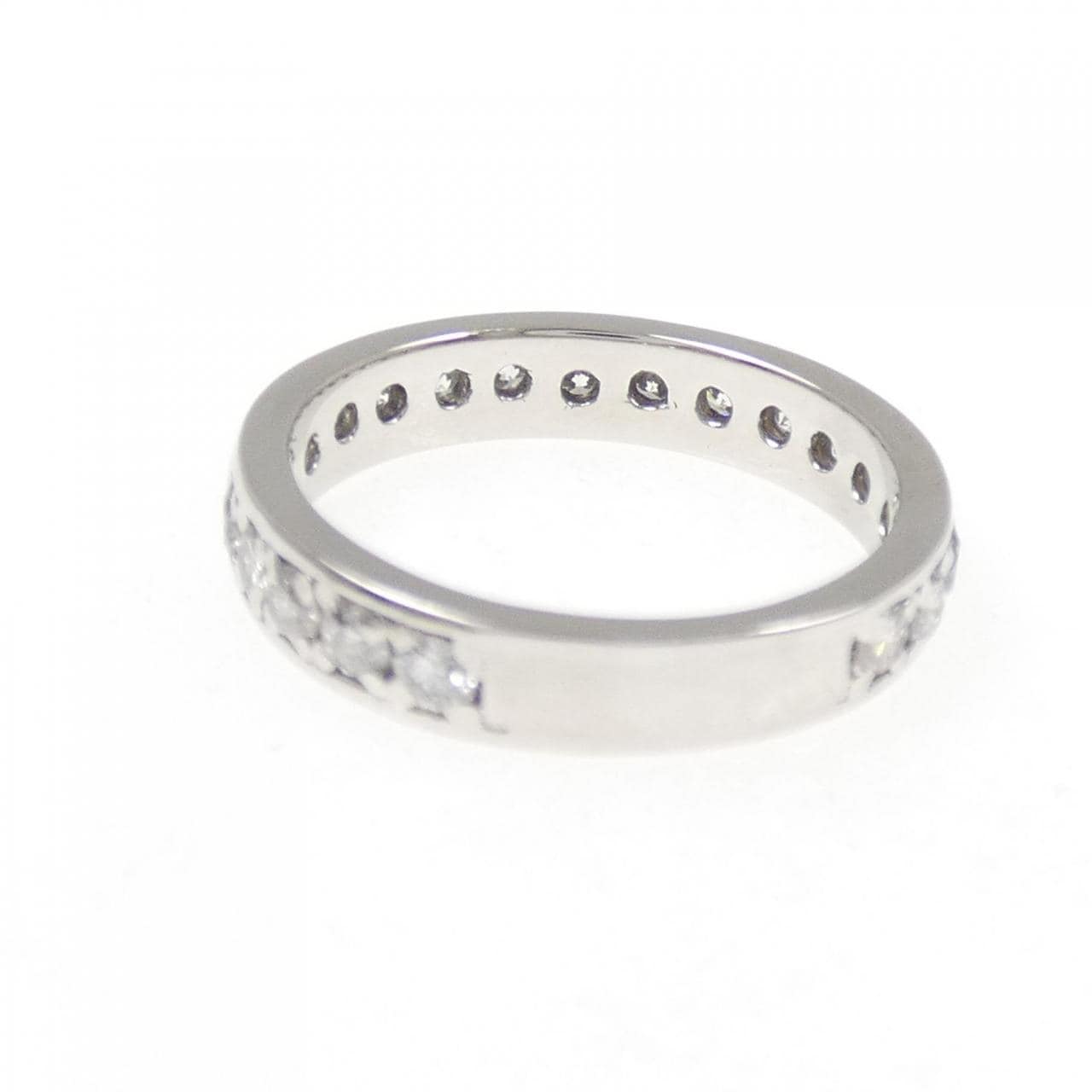PT900 ハーフエタニティ ダイヤモンド リング 1.00CT