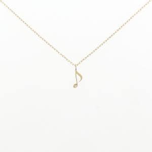 K18YG オンプ ダイヤモンド ネックレス 0.003CT