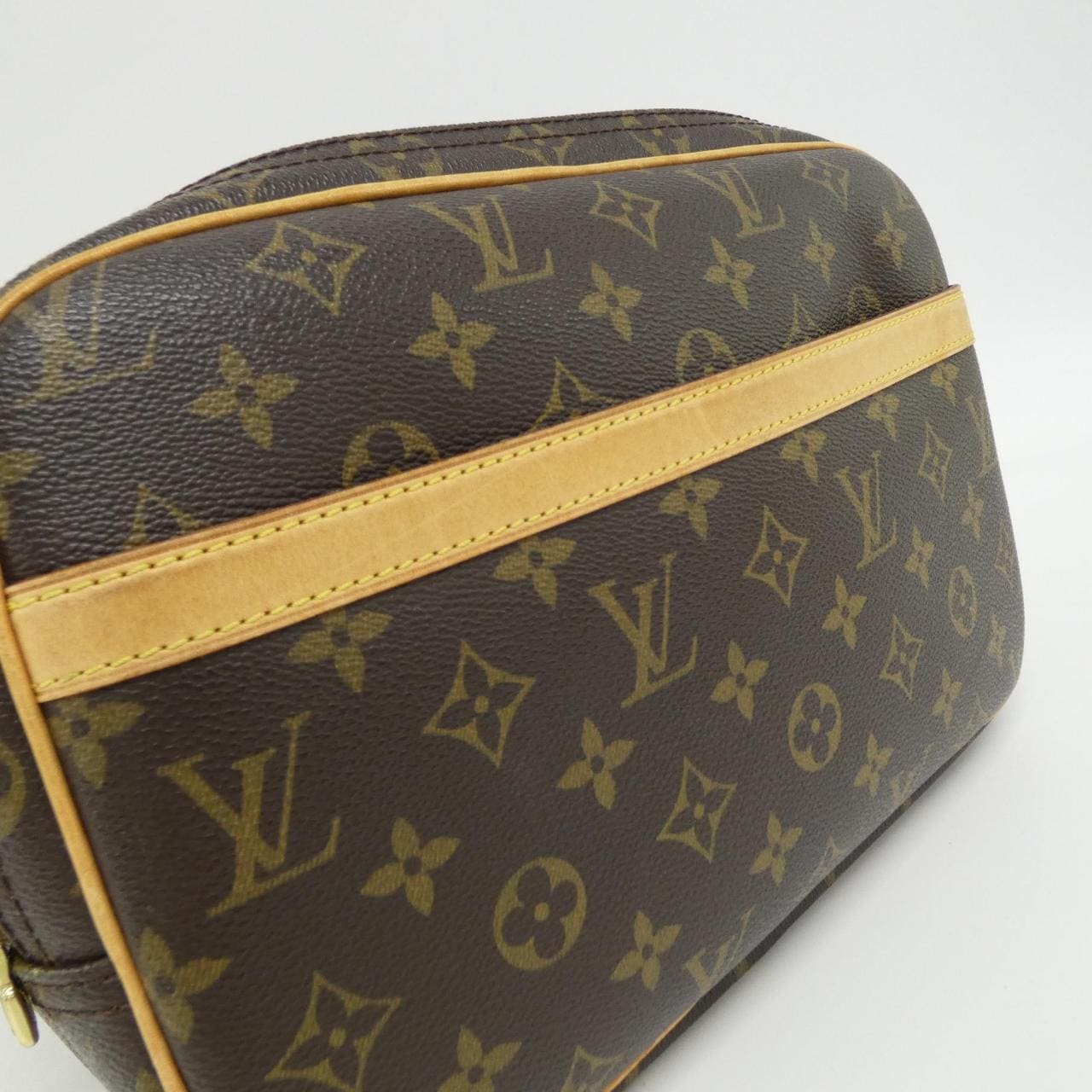 LOUIS VUITTON Monogram Reporter 28 公分 M45254 單肩包