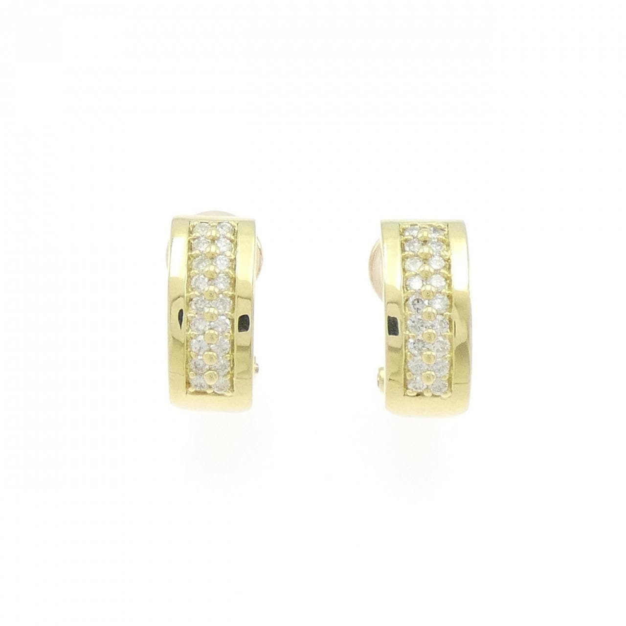 K18YG ダイヤモンド ピアス/イヤリング 0.50CT