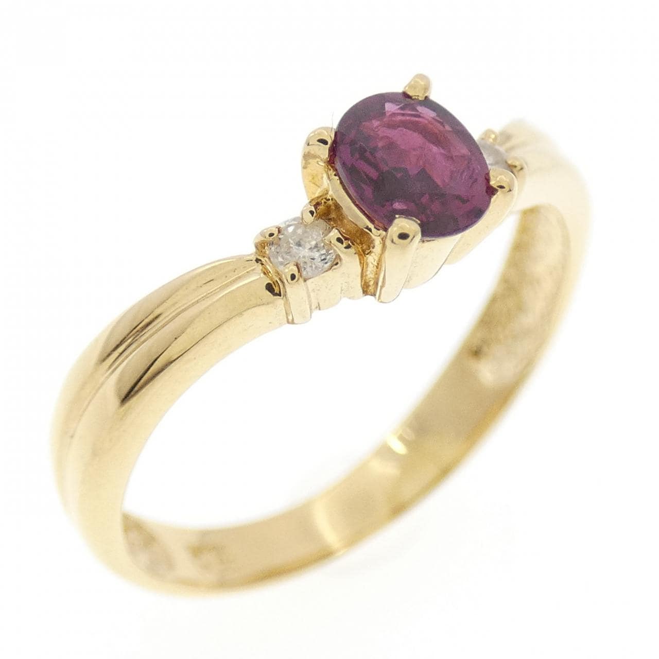 K18YG ルビー リング