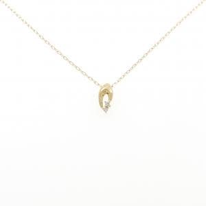 K18YG ダイヤモンド ネックレス 0.02CT