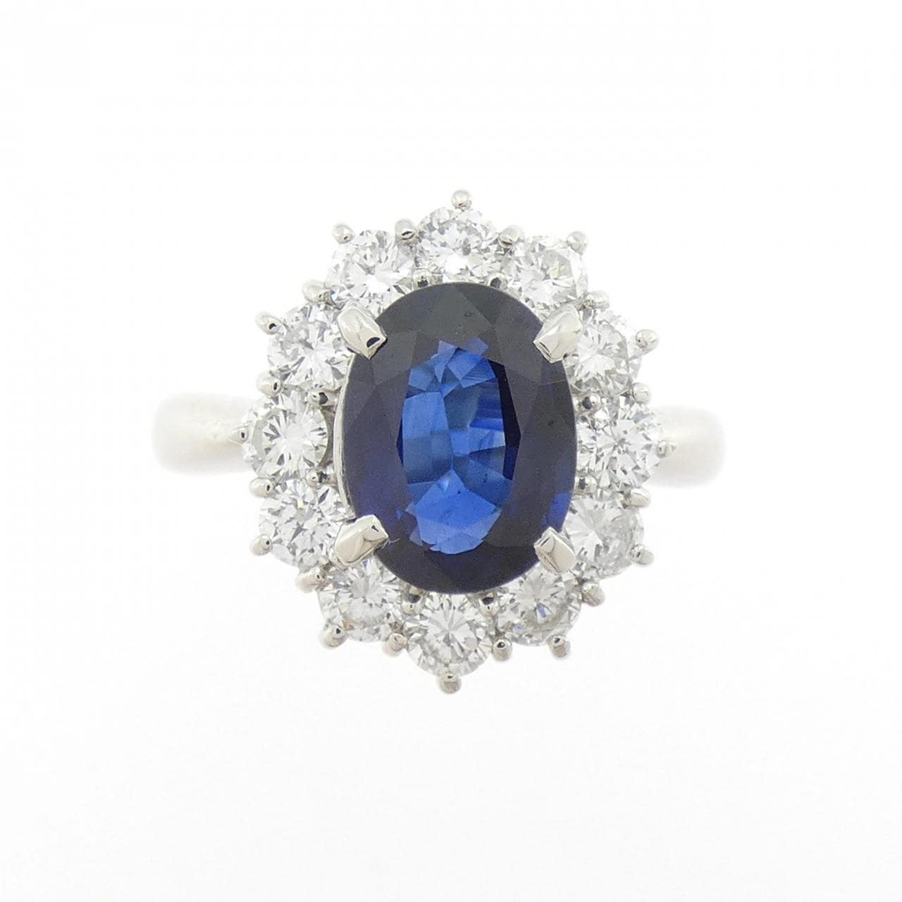 PT900 サファイヤ リング 2.24CT