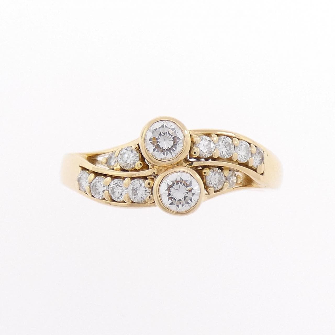K18YG ダイヤモンド リング 0.20CT