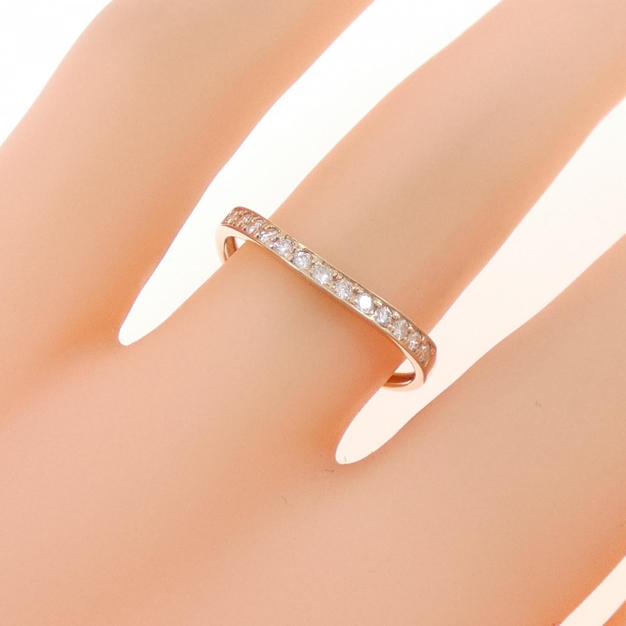 K18PG ダイヤモンド リング 0.15CT