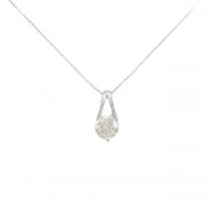 K18WG ダイヤモンド ネックレス 0.853CT