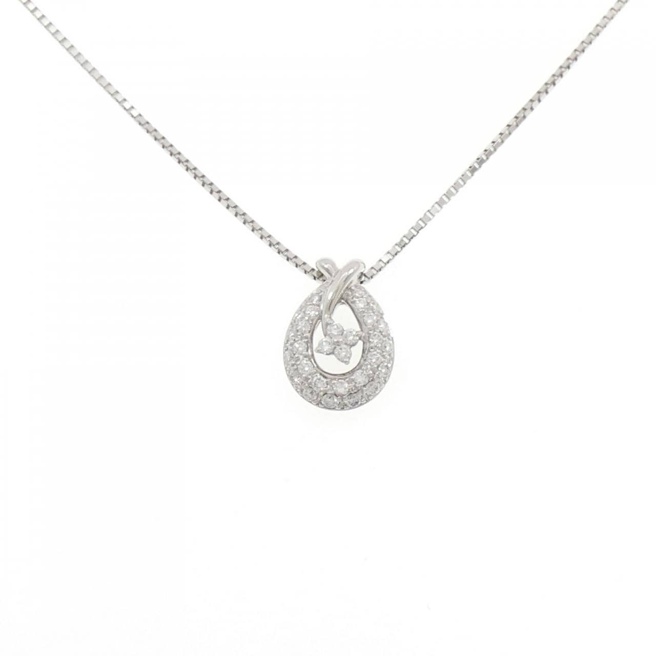 PT900/PT850 ダイヤモンド ネックレス 0.34CT