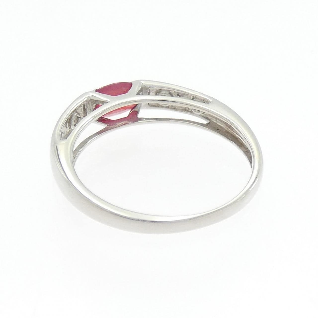PT900 ルビー リング 0.48CT