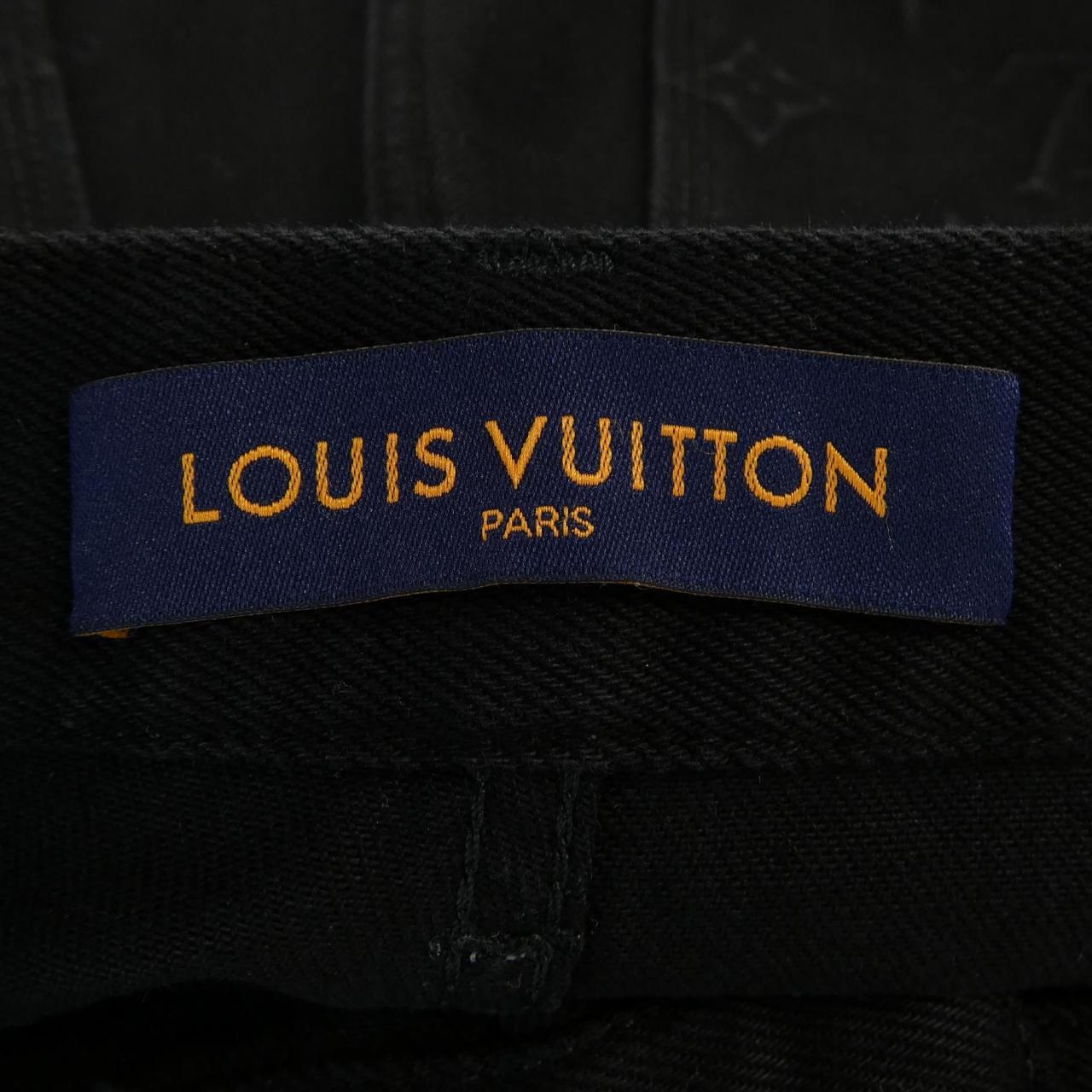 ルイヴィトン LOUIS VUITTON モノグラムディテールカーペンターデニムパンツ HND10WOK4 ジーンズ