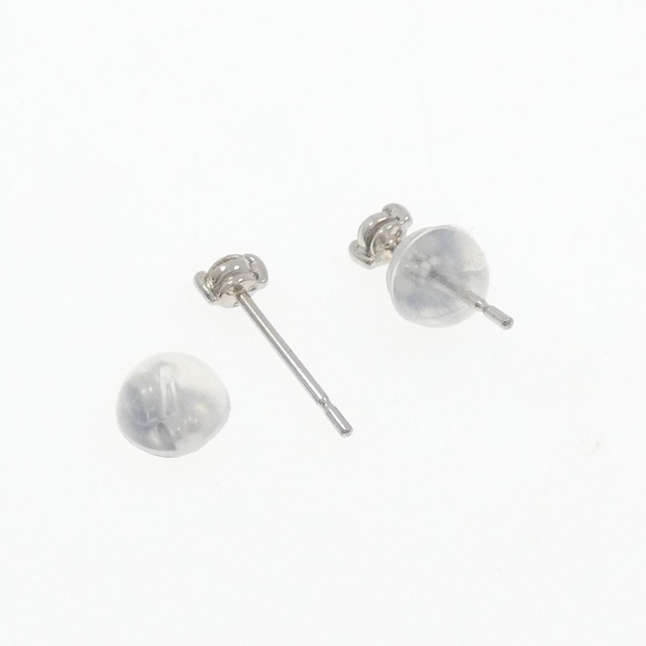 PT900 ダイヤモンド ピアス 0.10CT