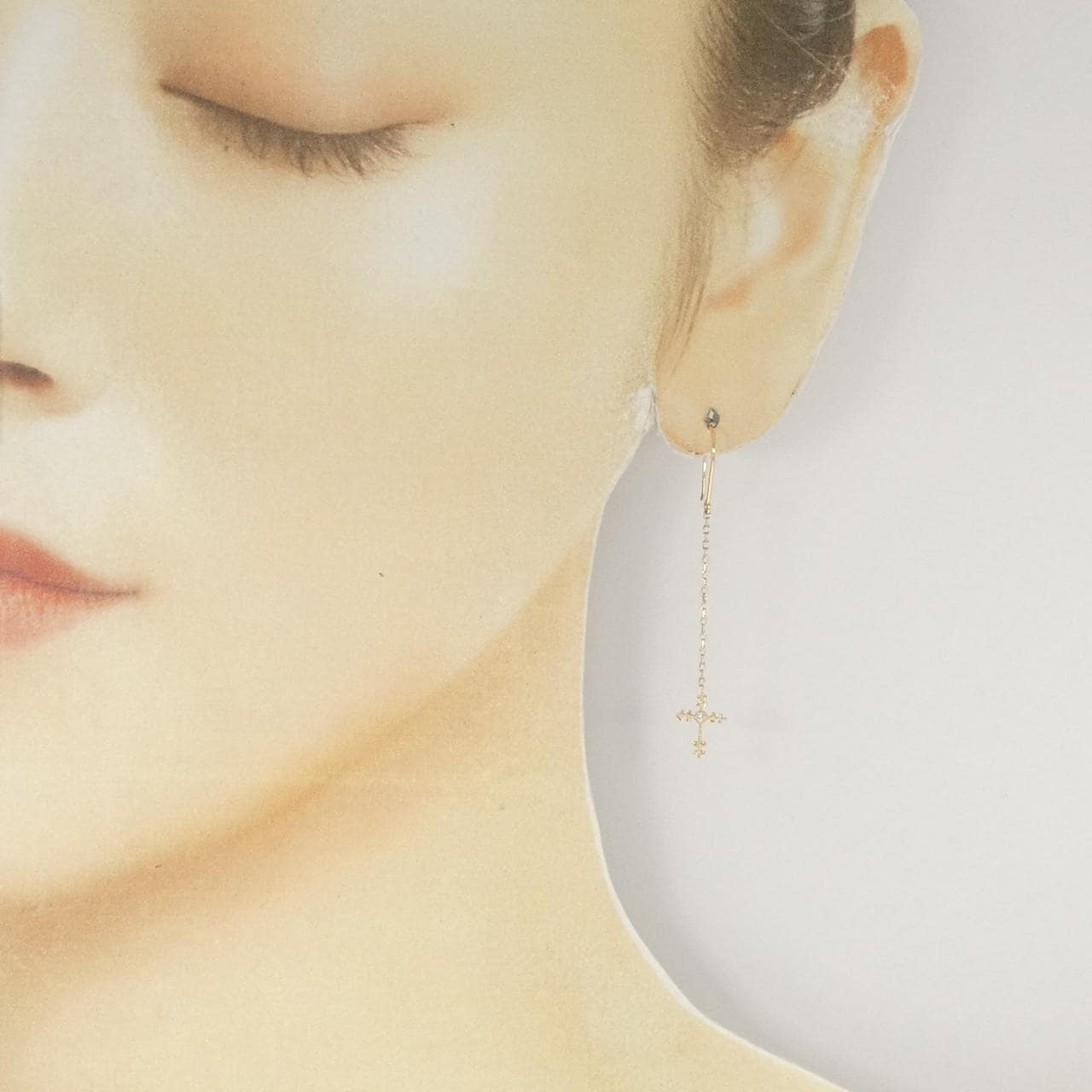 Orefice Cross Diamond Earrings