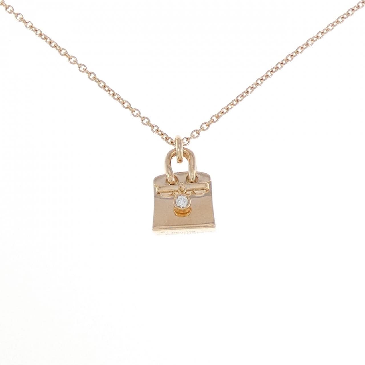HERMES amulettes Birkin Necklace 0.04CT