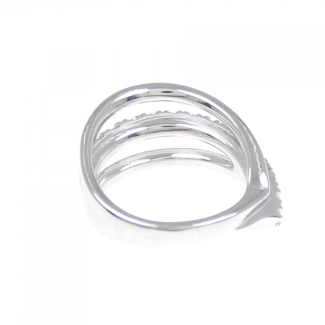 K18WG ダイヤモンド リング 0.40CT