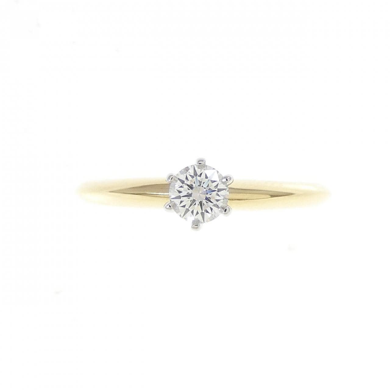 ティファニー クラシックソリティア リング 0.18CT
