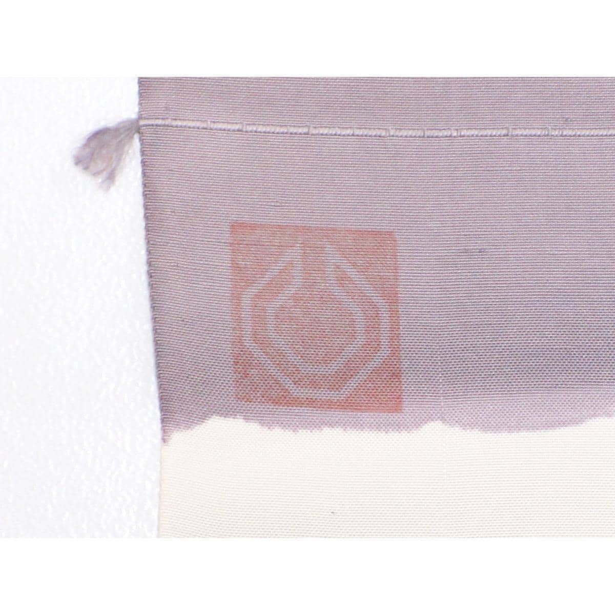 【未使用品】単衣　牛首紬　訪問着