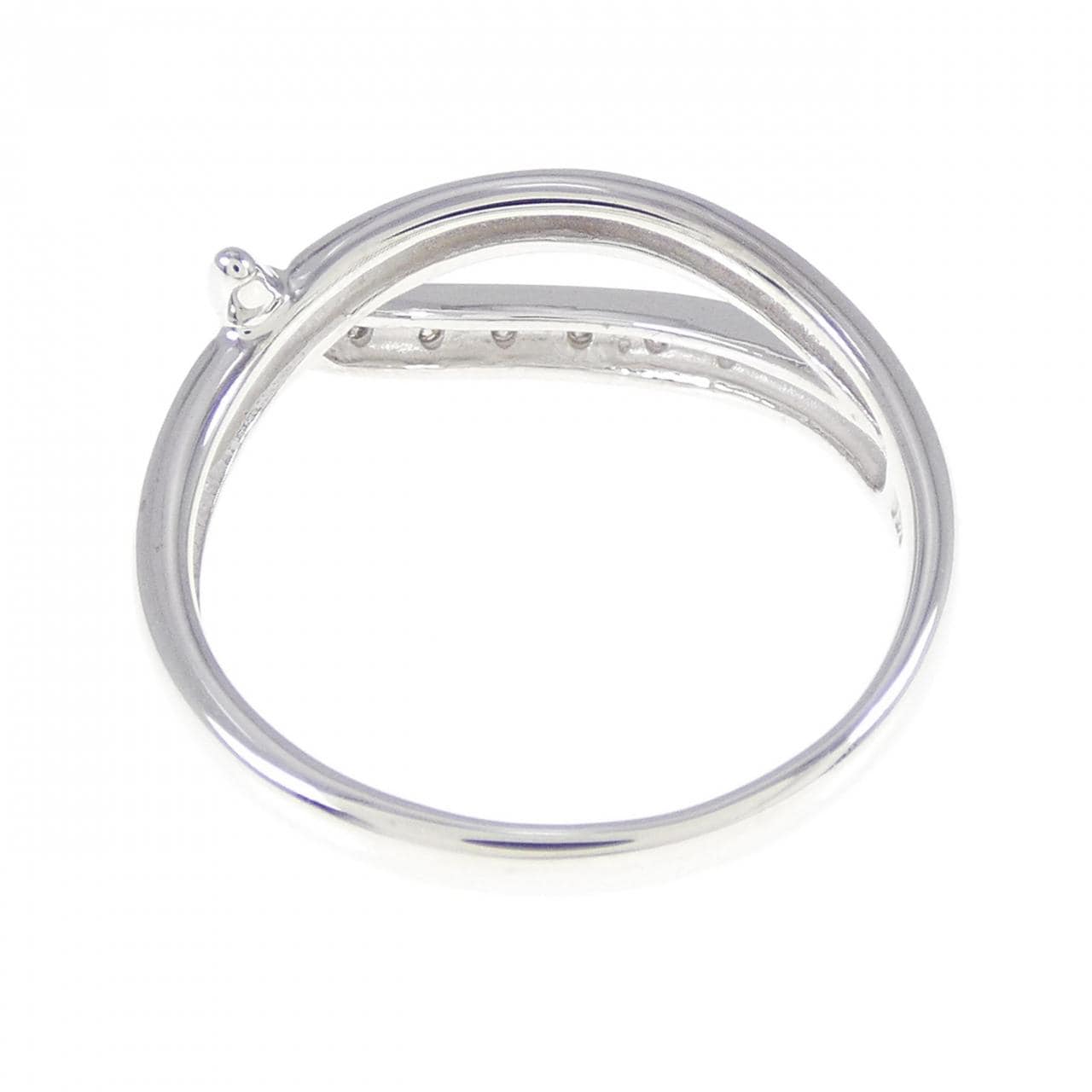 K18WG ダイヤモンド リング 0.06CT